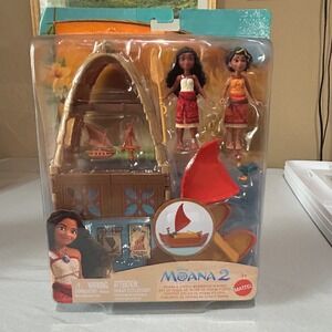 Disney‎ Moana 2 Moana & Loto's Workshop Playset Doll Set New in Box